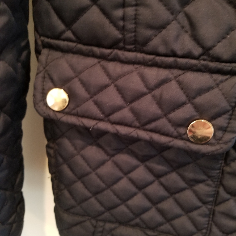 GIRLS Navy Spring Jacket - Picture 3 of 6